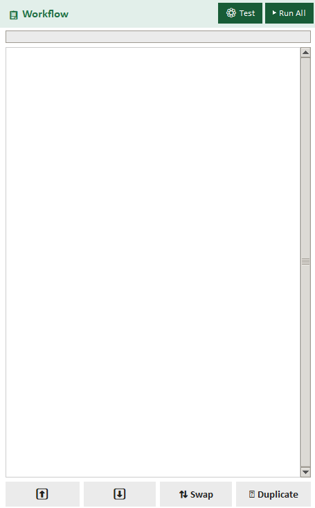 Workflow overview or bundle view for saved automation flows